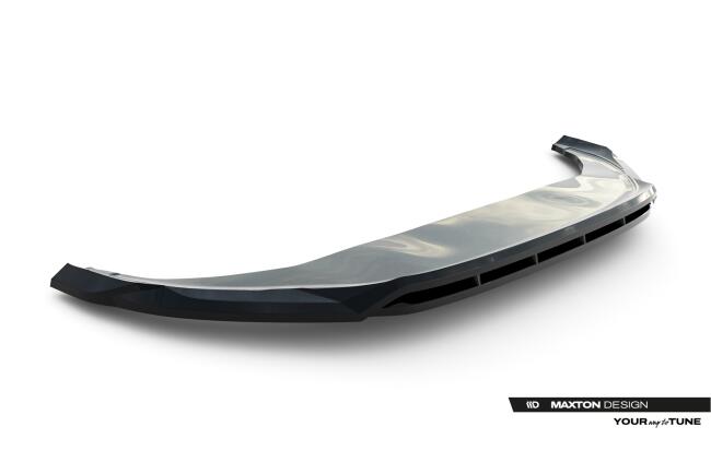 Maxton Design Frontlippe V.2 für VW Tiguan R-Line Mk3  Hochglanz schwarz