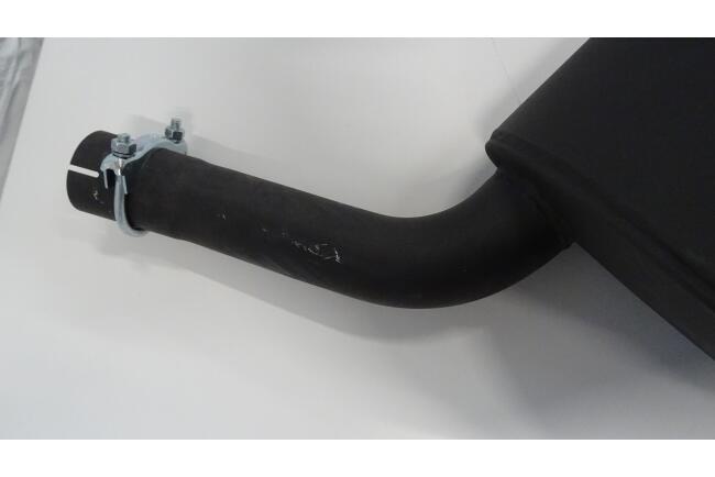 B-Ware Sportauspuff Endschalldämpfer für Mercedes E-Klasse W211 S211 2002-2009 Endrohre 95x65mm
