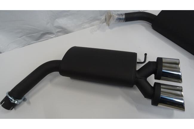 B-Ware Sportauspuff Endschalldämpfer für Mercedes E-Klasse W211 S211 2002-2009 Endrohre 95x65mm