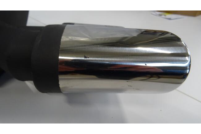 B-Ware Sportauspuff Endschalldämpfer für Mercedes E-Klasse W211 S211 2002-2009 Endrohre 95x65mm