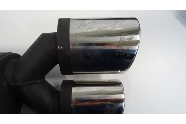 B-Ware Sportauspuff Endschalldämpfer für Mercedes E-Klasse W211 S211 2002-2009 Endrohre 95x65mm