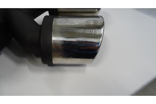 B-Ware Sportauspuff Endschalldämpfer für Mercedes E-Klasse W211 S211 2002-2009 Endrohre 95x65mm