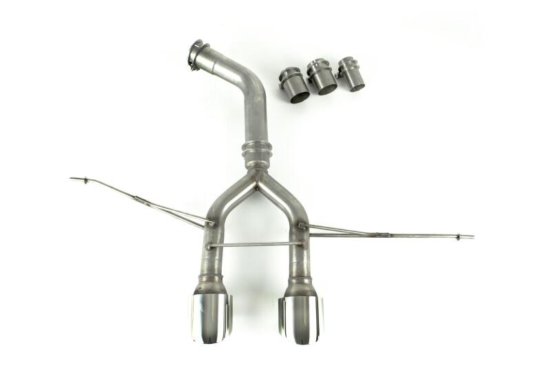 B-Ware Edelstahl Auspuff Endrohre R32 Look für Golf 5 und Golf 6 Endrohre 100mm scharfkantig