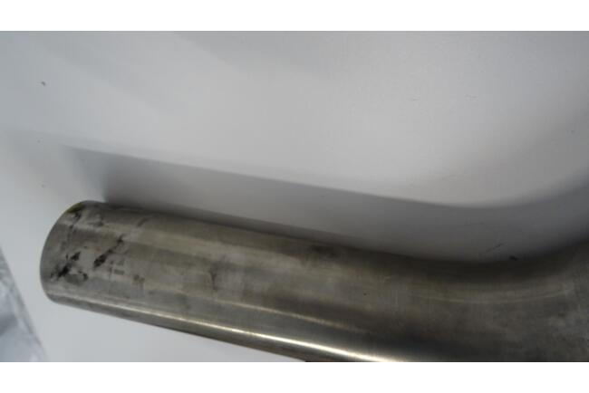 B-Ware Edelstahl Auspuff Endrohre R32 Look für Golf 5 und Golf 6 Endrohre 100mm scharfkantig