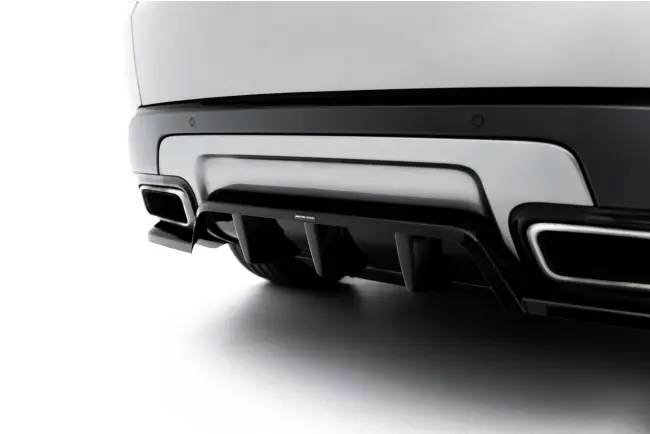 Maxton Design Heckdiffusor DTM Look für Land Rover Range Rover Sport Mk2 Facelift Hochglanz schwarz
