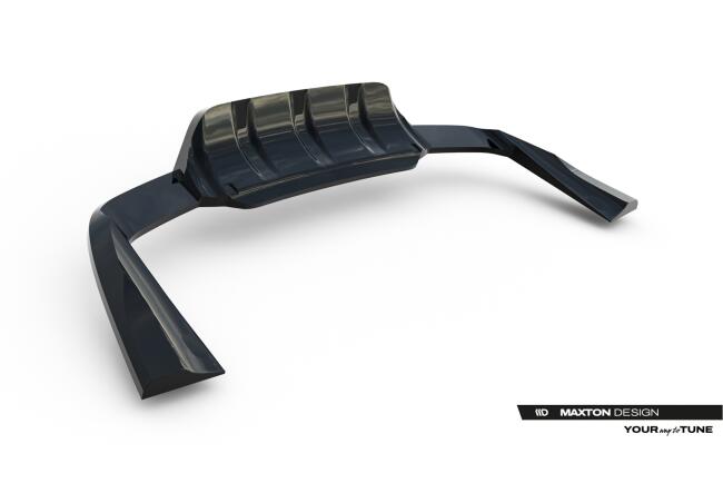 Maxton Design Heckdiffusor DTM Look für Land Rover Range Rover Sport Mk2 Facelift Hochglanz schwarz