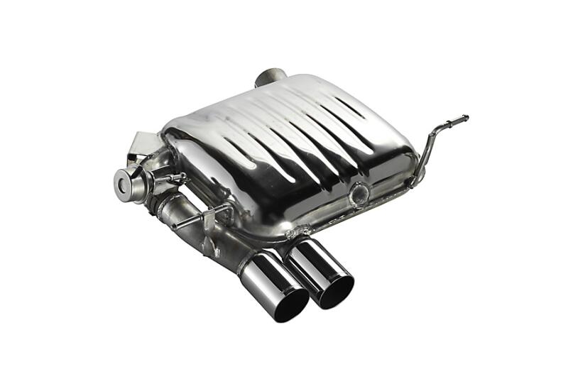 Eisenmann Edelstahl Klappenauspuff für BMW 1er 130i (E87) 5-Türer (3.0, 265 PS) Endrohre 2x76mm rund, mit EG-Genehmigung