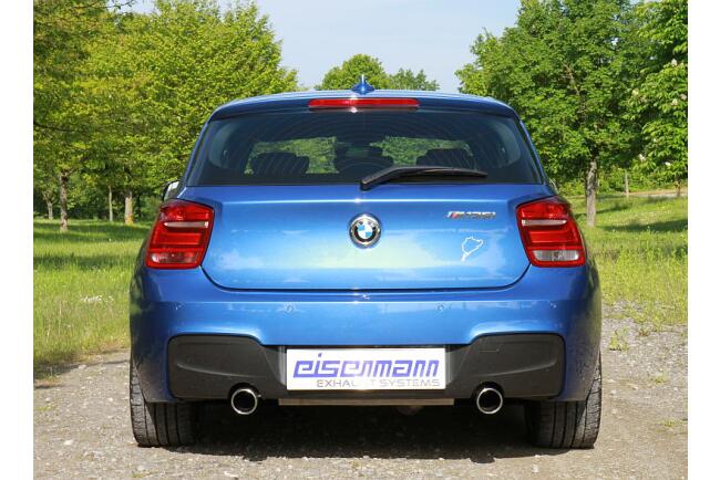 Eisenmann Edelstahl Klappenauspuff für BMW 1er M135i / M135i xDrive (F21) 3-Türer (3.0 Turbo, 326 PS) Endrohre 2x90mm rund, mit EG-Genehmigung