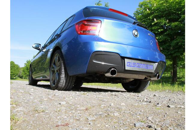 Eisenmann Edelstahl Klappenauspuff für BMW 1er M135i / M135i xDrive (F21) 3-Türer (3.0 Turbo, 326 PS) Endrohre 2x90mm rund, mit EG-Genehmigung