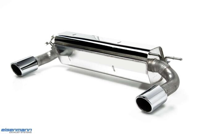 Eisenmann Edelstahl Klappenauspuff für BMW 2er 228i (F23) Cabrio (2.0 Turbo, 245 PS) Endrohre 2x90mm rund, mit EG-Genehmigung