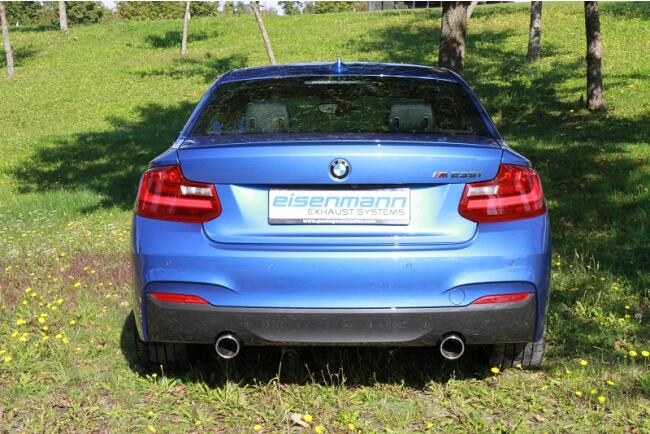 Eisenmann Edelstahl Klappenauspuff für BMW 2er 230i...