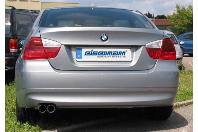 Eisenmann Edelstahl Klappenauspuff für BMW 3er 330i...