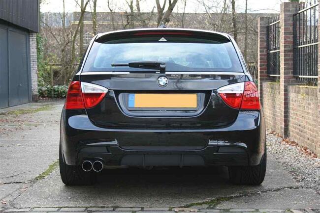 Eisenmann Edelstahl Klappenauspuff für BMW 3er 330i / 330i xDrive (E91) Touring (3.0, 258/272 PS) Endrohre 2x76mm rund, mit EG-Genehmigung