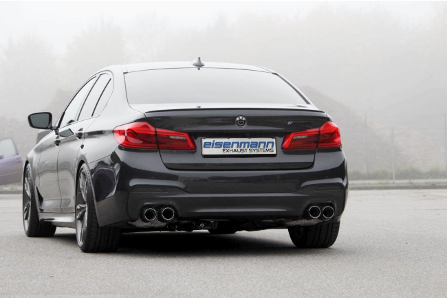 Eisenmann Edelstahl Klappenauspuff für BMW 5er M550i...