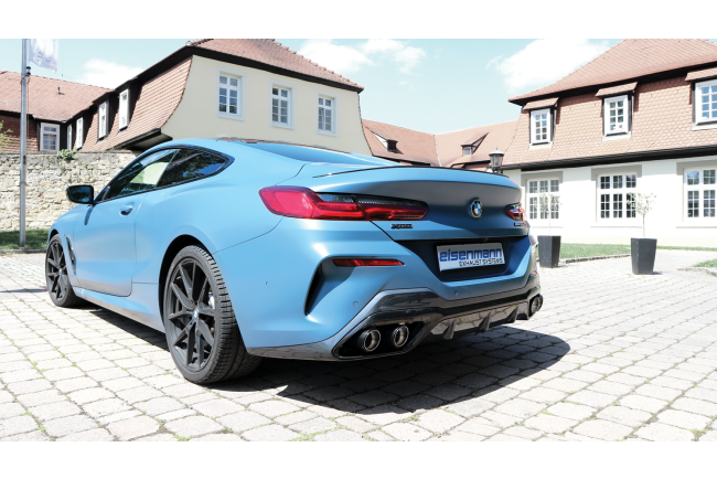Eisenmann Edelstahl Klappenauspuff für BMW 8er M850i...
