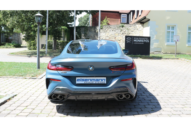 Eisenmann Edelstahl Klappenauspuff für BMW 8er M850i...