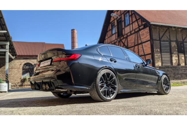 Eisenmann Edelstahl Klappenauspuff für BMW M3 Competition (G81) Touring (3.0 Biturbo, 510 PS) Endrohre 4x90mm rund, mit EG-Genehmigung
