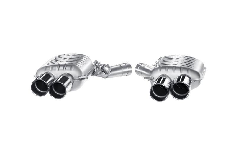 Eisenmann Edelstahl Klappenauspuff für BMW M6 (F06) Gran Coupe (4.4 V8 Biturbo, 560 PS) Endrohre 4x102mm rund, mit EG-Genehmigung