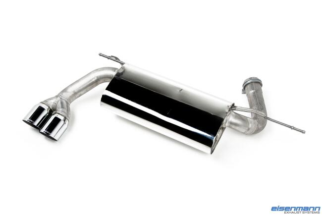 Eisenmann Edelstahl Sportauspuff für BMW 2er 220i (F22) Coupe (2.0 Turbo, 184 PS) Endrohre 2x76mm rund, mit EG-Genehmigung