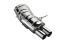 Eisenmann Edelstahl Sportauspuff für BMW 3er 320Ci (E46) Cabrio (2.2, 170 PS) Endrohre 2x83mm rund, mit EG-Genehmigung