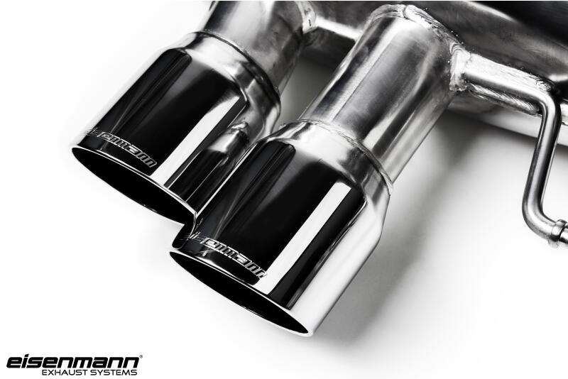 Eisenmann Edelstahl Sportauspuff für BMW 5er 523i (F11) Touring (3.0, 204 PS) Endrohre 4x83mm rund, mit EG-Genehmigung