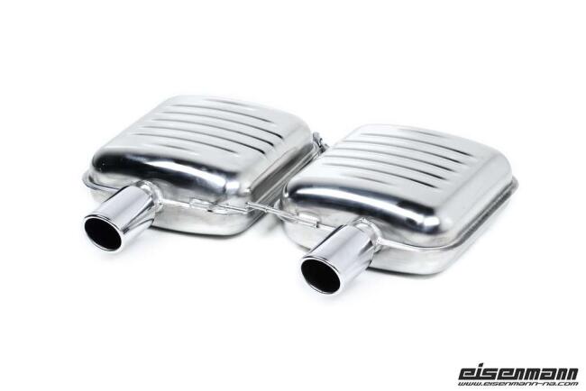 Eisenmann Edelstahl Sportauspuff für BMW 5er 535i / 535i xDrive (F11/F11 LCI) Touring (3.0 Turbo, 306 PS) Endrohre 2x90mm rund, mit EG-Genehmigung