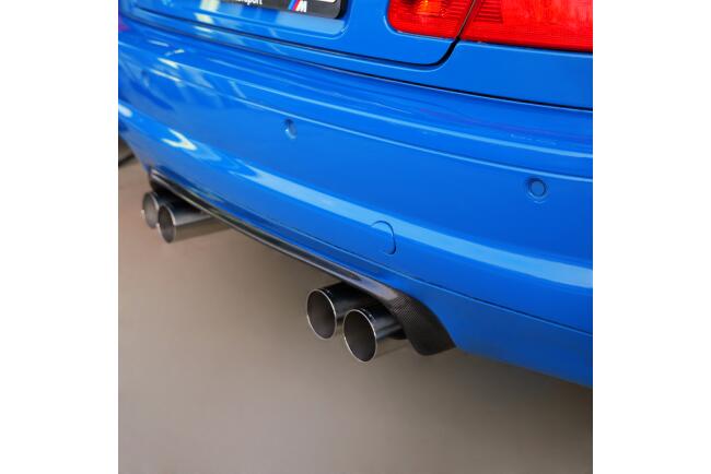 Eisenmann Edelstahl Sportauspuff für BMW M3 (E46) Coupe (3.2, 343 PS) Endrohre 4x76mm rund, mit EG-Genehmigung