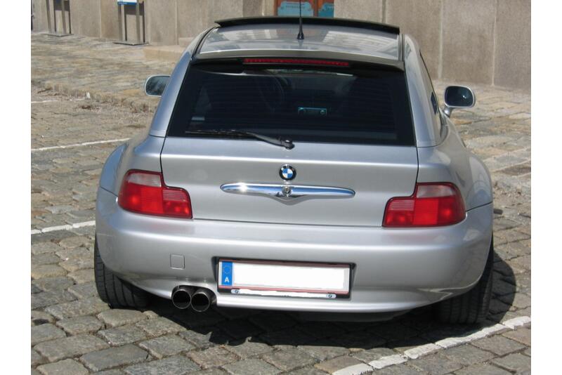 Eisenmann Edelstahl Sportauspuff für BMW Z3 (E36/7) Roadster (1.9, 118 PS) Endrohre 2x76mm rund
