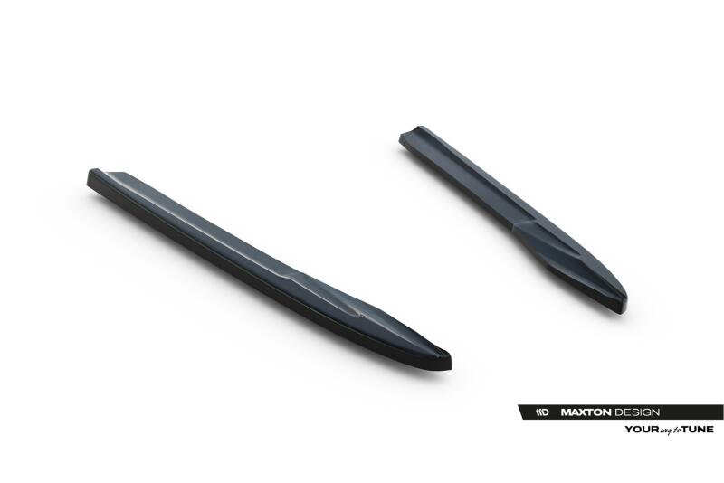 Maxton Design Diffusor Flaps V.1 für Audi A6 Limousine / Avant C8 / C8 Facelift (2018-2025) Hochglanz schwarz