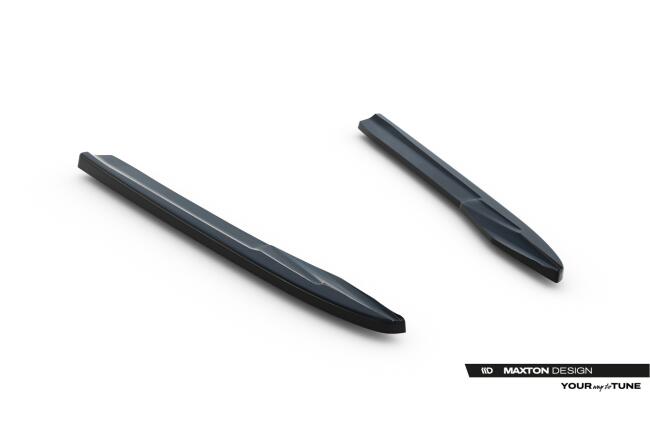Maxton Design Diffusor Flaps V.1 für Audi A6 Limousine / Avant C8 / C8 Facelift (2018-2025) Hochglanz schwarz