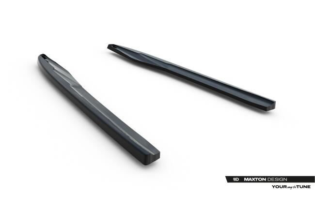 Maxton Design Diffusor Flaps V.1 für Audi A6 Limousine / Avant C8 / C8 Facelift (2018-2025) Hochglanz schwarz