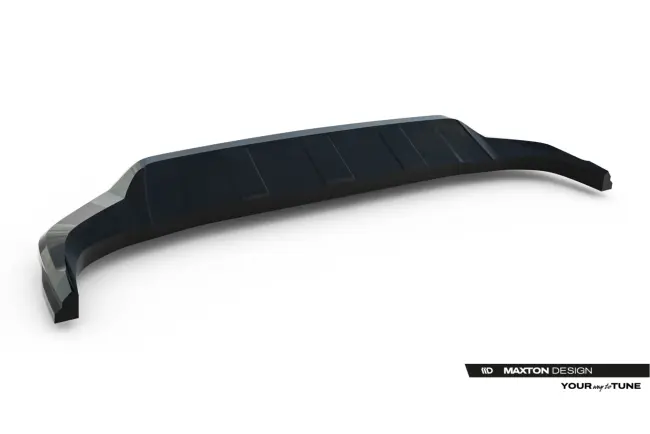 Maxton Design Frontlippe für Porsche Cayenne SUV / Coupe Mk3 Facelift Hochglanz schwarz