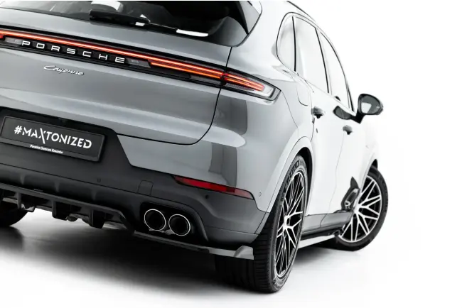 Maxton Design Bodykit für Porsche Cayenne SUV Mk3 Facelift Hochglanz schwarz