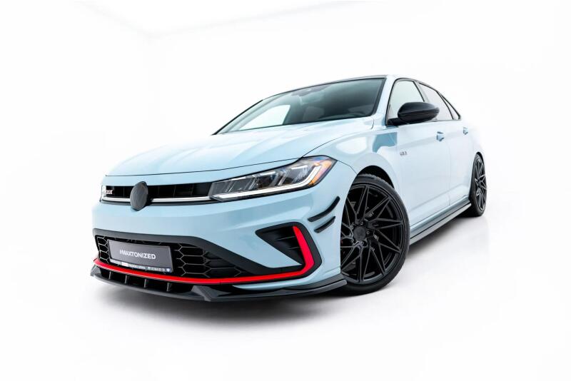 Maxton Design Frontlippe V.1 für VW Jetta GLI Mk7 Facelift 2 Hochglanz schwarz
