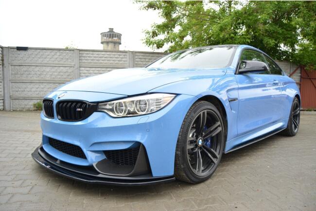 Maxton Design Frontlippe für BMW M4 F82 M-Performance Hochglanz schwarz