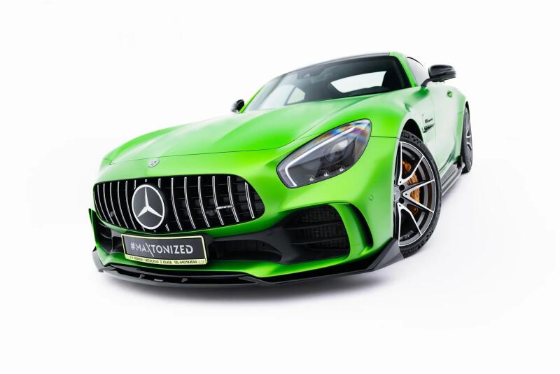 Maxton Design Frontlippe für Mercedes-AMG GT R C190 Facelift Hochglanz schwarz