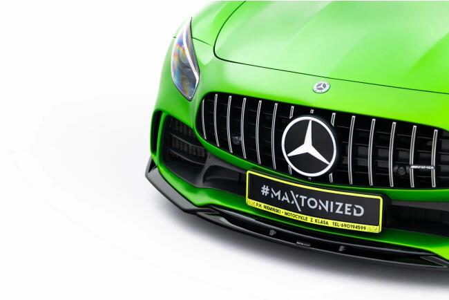 Maxton Design Frontlippe für Mercedes-AMG GT R C190 Facelift Hochglanz schwarz