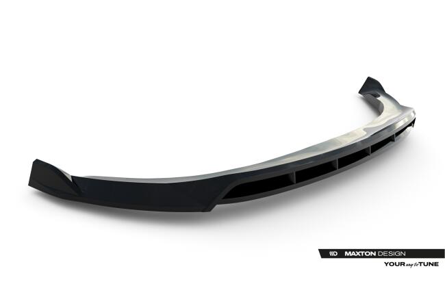 Maxton Design Frontlippe für Tesla Model Y Premium Mk1 Facelift Hochglanz schwarz