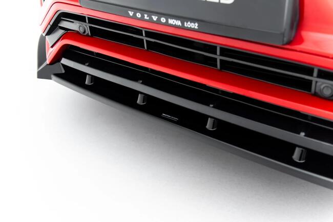 Maxton Design Frontlippe für Volvo XC90 R-Design Mk2 Hochglanz schwarz