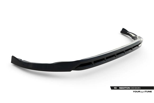 Maxton Design Frontlippe V.2 für VW Transporter T7 Hochglanz schwarz