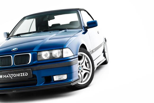 Maxton Design Frontlippe V.3 für BMW M3 / 3er M-Paket Coupe / Cabrio E36 Hochglanz schwarz