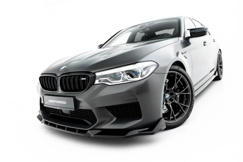 Maxton Design Frontlippe V.3 für BMW M5 F90 Hochglanz schwarz