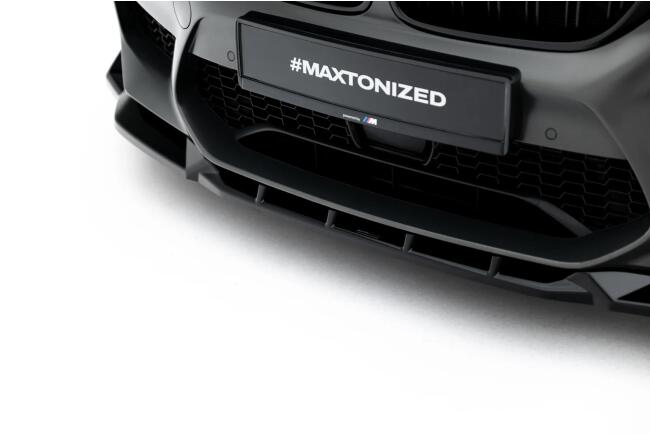 Maxton Design Frontlippe V.3 für BMW M5 F90 Hochglanz schwarz