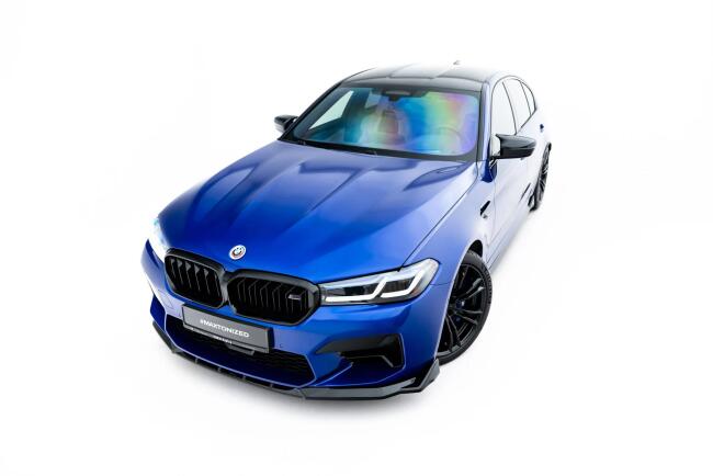 Maxton Design Frontlippe V.4 für BMW M5 F90 Facelift Hochglanz schwarz