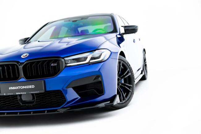 Maxton Design Frontlippe V.4 für BMW M5 F90 Facelift Hochglanz schwarz
