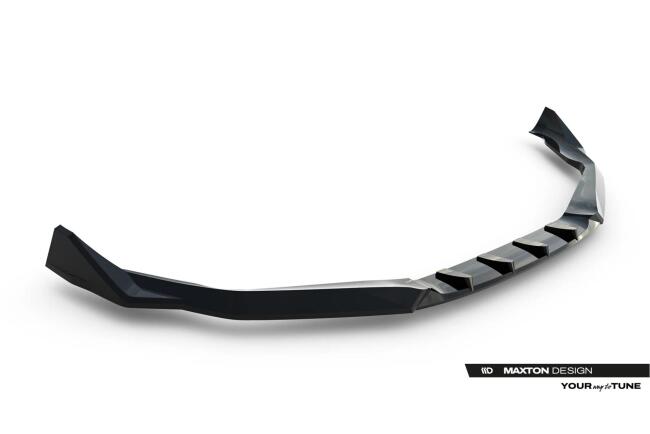 Maxton Design Frontlippe V.4 für BMW M5 F90 Facelift Hochglanz schwarz
