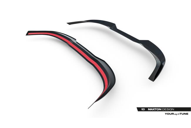 Maxton Design Heckspoiler Lippe für Audi A6 S-Line Avant C9 Hochglanz schwarz