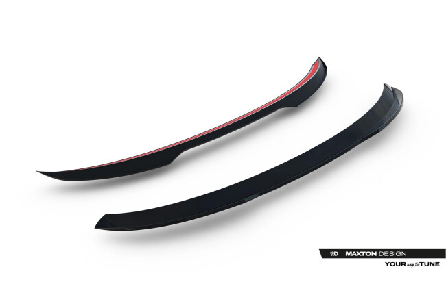 Maxton Design Heckspoiler Lippe für Audi Q6 e-tron Standard / S-Line / SQ6 e-tron SUV Mk1 Hochglanz schwarz