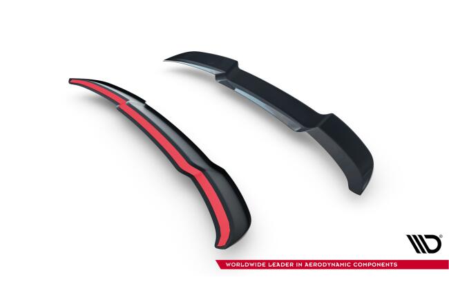 Maxton Design Heckspoiler Lippe V.1 für BMW 1er M-Paket F70 Hochglanz schwarz