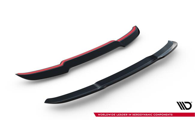 Maxton Design Heckspoiler Lippe V.1 für BMW 1er M-Paket F70 Hochglanz schwarz